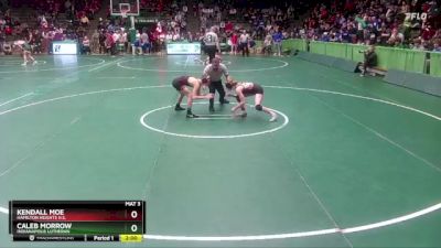 106 lbs Champ. Round 1 - Kendall Moe, Hamilton Heights H.S. vs Caleb Morrow, Indianapolis Lutheran