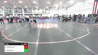 74 lbs 5th Place - Skylar Napolitano, Fisheye WC vs Emilio Santana, BTS Providence