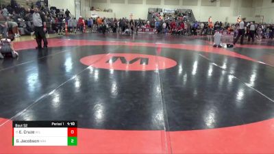 78 lbs Cons. Round 2 - Easton Cruze, Willmar vs Grahm Jacobson, NRHEG