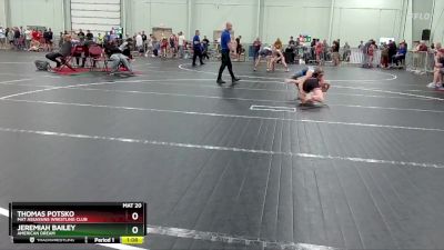 105 lbs Cons. Round 3 - Jeremiah Bailey, American Dream vs Thomas Potsko, Mat Assassins Wrestling Club