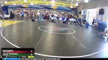 120 lbs Round 3 (8 Team) - Sam Marvel, Wellington vs Grady Woodard, AP X Kame