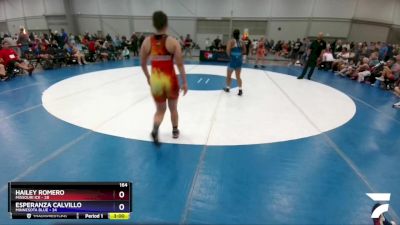 164 lbs 4th Wrestleback (16 Team) - Hailey Romero, Missouri Ice vs Esperanza Calvillo, Minnesota Blue