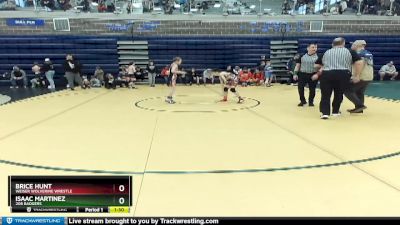 75 lbs Round 4 - Brice Hunt, Weiser Wolverine Wrestle vs Isaac Martinez, 208 Badgers