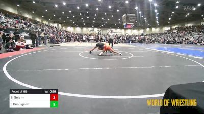 145 lbs Round Of 128 - Sammy Seja, RedWave Wrestling vs Isac Deonigi, Mat Demon Wrestling Club