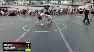 92 lbs Round 3 (4 Team) - Damian Manna, U2 Upstate Uprising vs Jack Anello, Iron Horse