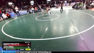 175 lbs Cons. Round 3 - Devin Pierce, East Valley (Spokane) vs Kannon Freschette, Camas