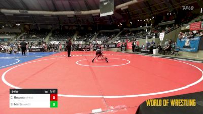 64 lbs Semifinal - Channing Bowman, Prodigy Elite Wrestling vs Samuel Martin, Waco Wrestling Academy