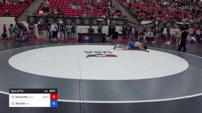 85 kg Cons 8 #2 - Stefan Matteo Noronha, Pennsylvania vs Caden Brooks, Big Cat Wrestling Club