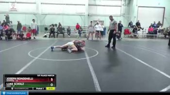 115 lbs Finals (2 Team) - Luke Scholz, Edge vs Joseph Rondenelli, Rednose