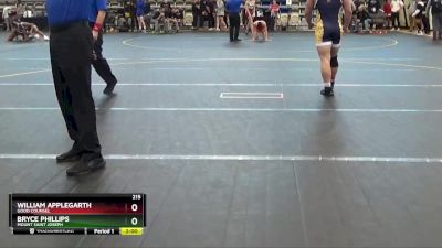 215 lbs Semifinal - Bryce Phillips, Mount Saint Joseph vs William Applegarth, Good Counsel