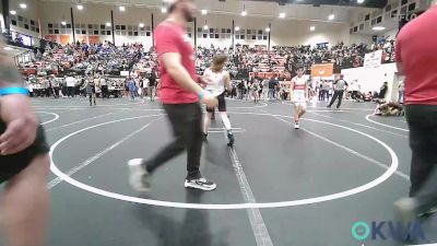 110 lbs Quarterfinal - Roper Campbell, Collinsville Cardinal Youth Wrestling vs Jeron Nelson, Warrior Wrestling Club