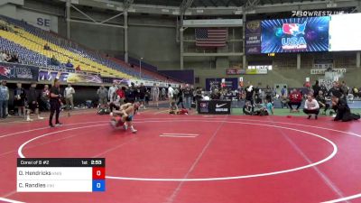 79 kg Consi Of 8 #2 - Devan Hendricks, Knights RTC vs Casey Randles, Viking Wrestling Club (IA)