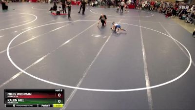 53 lbs Champ. Round 2 - Miles Wichman, Minnesota vs Kalen Hill, Minnesota