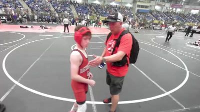 95 lbs Round Of 32 - Weston Huff, La Veta vs Zeb Moon, Florence Middle School