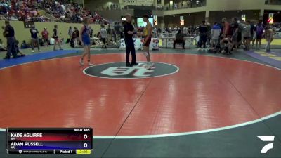 132 lbs Cons. Round 4 - Kade Aguirre, NM vs Adam Russell, AR