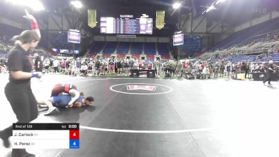 120 lbs Rnd Of 128 - James Carlock, New York vs Hector Perez, Oklahoma