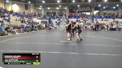 190 lbs Cons. Round 3 - Ian Guettler, Maryland School For The Deaf vs Hudson Holmes, Friends Of Baltimore