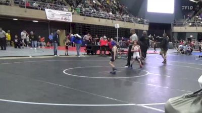 48 lbs Round Of 16 - Jack Sanders, Dalton, PA vs Jace Reed, Rock Hall, MD