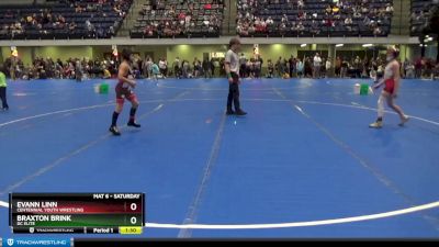 85 lbs Cons. Round 3 - Braxton Brink, DC Elite vs Evann Linn, Centennial Youth Wrestling