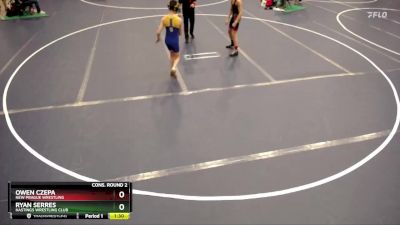 92 lbs Cons. Round 2 - Owen Czepa, New Prague Wrestling vs Ryan Serres, Hastings Wrestling Club