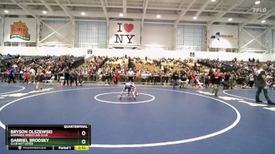 66 lbs Quarterfinal - Gabriel Brodsky, Club Not Listed vs Bryson Olszewski, Gowanda Wrestling Club