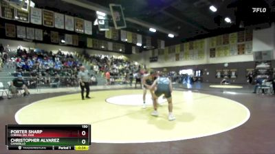 150 lbs Cons. Round 3 - Porter Sharp, Corona Del Mar vs Christopher Alvarez, Camarillo