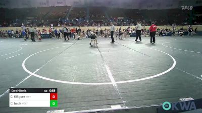 70 lbs Consolation - Cadel H. Killgore, Standfast vs Clay Bach, Weatherford Youth Wrestling