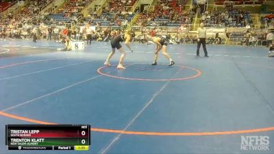 126 lbs Semifinal - Tristan Lepp, South Border vs Trenton Klatt, New Salem-Almont