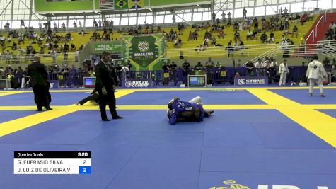 GILBERTO EUFRASIO SILVA vs JORGE LUIZ DE OLIVEIRA VIDAL 2024 Brasileiro Jiu-Jitsu IBJJF