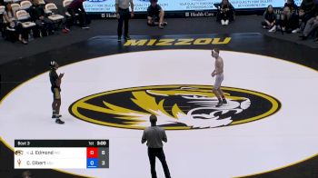 133 lbs Dual - Carter Dibert, Arizona State vs Josh Edmond, Missouri