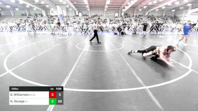 119 lbs Rr Rnd 2 - Gage Williamson, Beast Nation vs Nolan Savage, Buffalo Valley Black