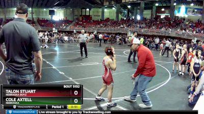 70 lbs Quarterfinal - Talon Stuart, Nebraska Boyz vs Cole Axtell, Nebraska