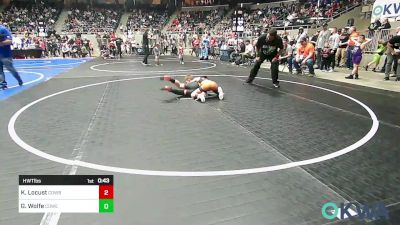 Round Of 16 - Karter Locust, Cowboy Wrestling Club vs Grayson Wolfe, Coweta Tiger Wrestling