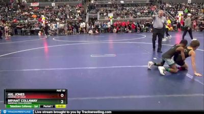 75 lbs Quarterfinal - Bryant Collaway, Sherman Challengers vs Axl Jones, Legends Of Gold