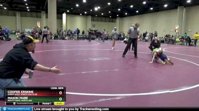 60+65 Cons. Semi - Cooper Erskine, Soddy Daisy Wrestling Club vs Mason Mabe, Brute Force Wrestling