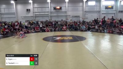 65 lbs Pools - Easton Egan, Backyard Brawlers vs Kynlie Tackett, Rogue W.C. (OH)