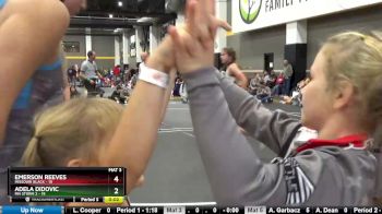 110 lbs Round 1 (4 Team) - Micaiah Lenway, MN Storm 2 vs Kenadee McDowell, Missouri Black