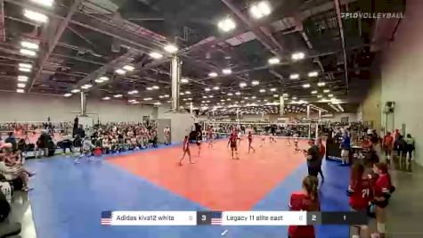 Adidas kiva12 white vs Legacy 11 elite east - 2022 JVA Summerfest presented by Nike