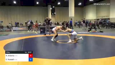 57 kg Consolation - Nicholas Arborio, Unattached vs Codi Russell, Blue Ridge RTC