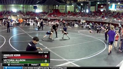 65 lbs Quarterfinal - Ainslee Kerr, HWA vs Victoria Allison, The Best Wrestler