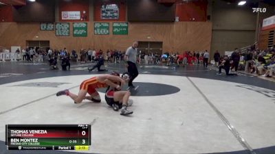 165 lbs Cons. Round 2 - Ben Montez, Fresno City College vs Thomas Venezia, Skyline College