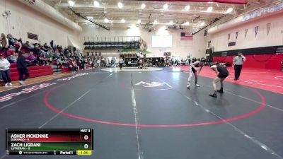 132 lbs Round 3 (4 Team) - Zach Ligrani, Lutheran vs Asher McKennie, Durango