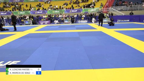 KALIANDRA LENCINA MATOS vs KEREN MARCIA DE SOUZA 2024 Brasileiro Jiu-Jitsu IBJJF