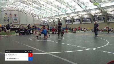 92 kg 5th Place - Landon Pelham, Chippewa Wrestling Club vs Jakob Woodley, OklahomaRTC