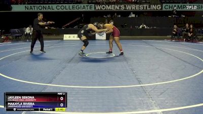 191 lbs Cons. Round 4 - Makayla Rivera, Lindenwood University vs Jayleen Sekona, Colorado Mesa University