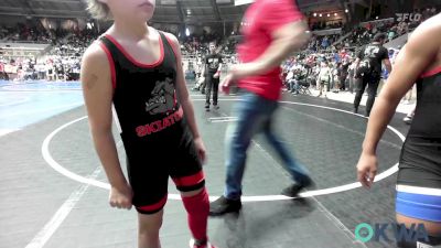 80 lbs Round Of 16 - Maximus Carter, R.a.w. vs Carson Riley, Skiatook Youth Wrestling 2022-23