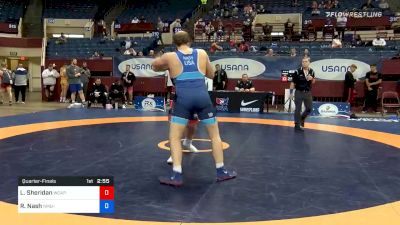 97 kg Quarterfinal - Lucas Sheridan, Army WCAP vs Roy Nash, NMU-OTS