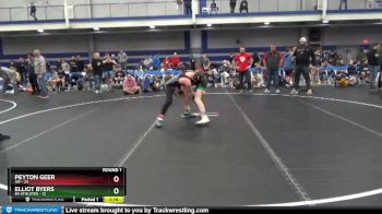 110 lbs Round 1 (8 Team) - Peyton Geer, 4M vs Elliot Byers, 84 Athletes