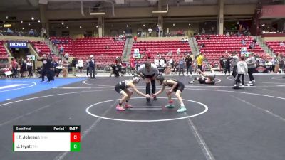 64 lbs Semifinal - Tate Johnson, Greater Heights Wrestling vs Jaxton Hyatt, Triumph