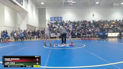 138 lbs Cons. Semi - Luke Hale, North Pontotoc High School vs Mark Borgers, Lewisburg